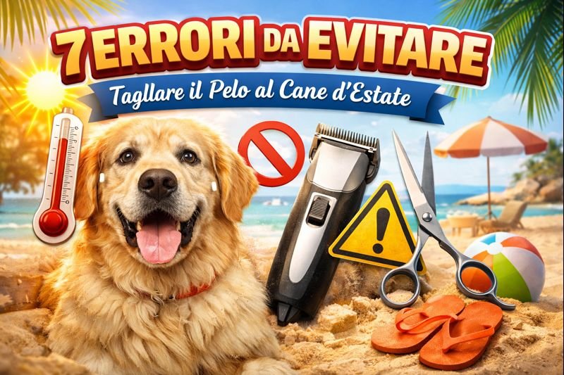 7 errori da evitare tagliare pelo cane estate caldo